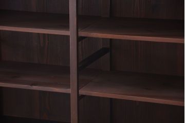 アンティーク家具　和製アンティーク　特大サイズ!前面檜材の高級重ね収納戸棚