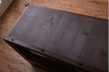 アンティーク家具　和製アンティーク　特大サイズ!前面檜材の高級重ね収納戸棚