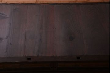 アンティーク家具　和製アンティーク　特大サイズ!前面檜材の高級重ね収納戸棚
