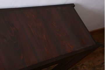 アンティーク家具　和製アンティーク　特大サイズ!前面檜材の高級重ね収納戸棚