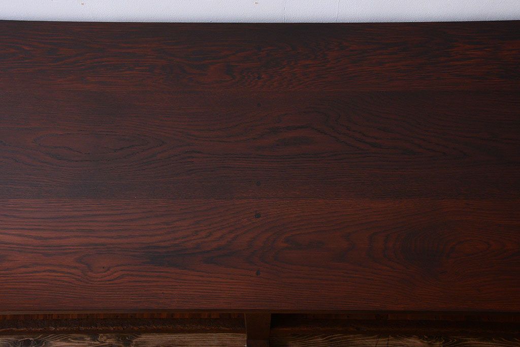 アンティーク家具　和製アンティーク　特大サイズ!骨太で重厚な古い木製の作業台(カウンターテーブル)