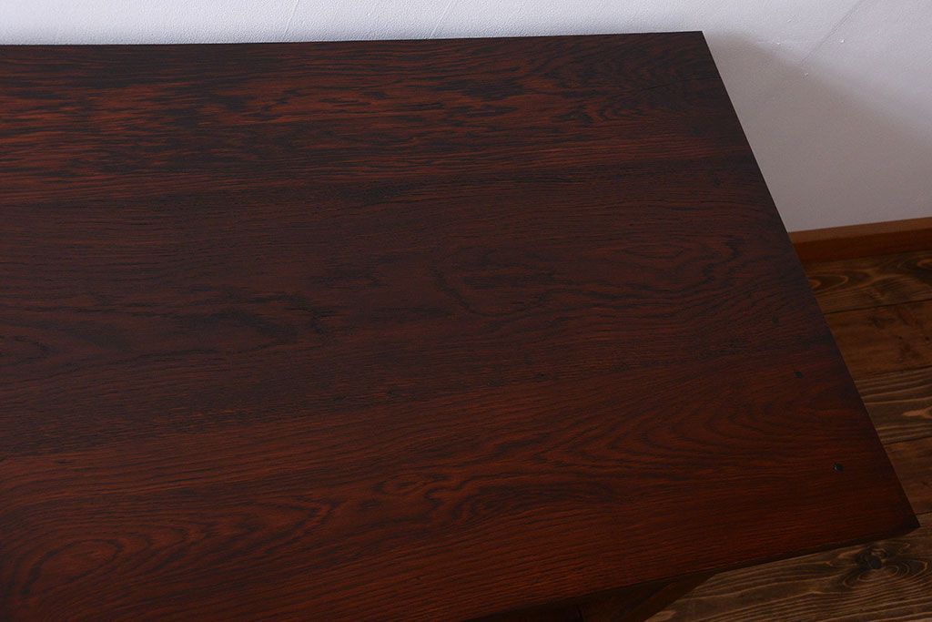 アンティーク家具　和製アンティーク　特大サイズ!骨太で重厚な古い木製の作業台(カウンターテーブル)