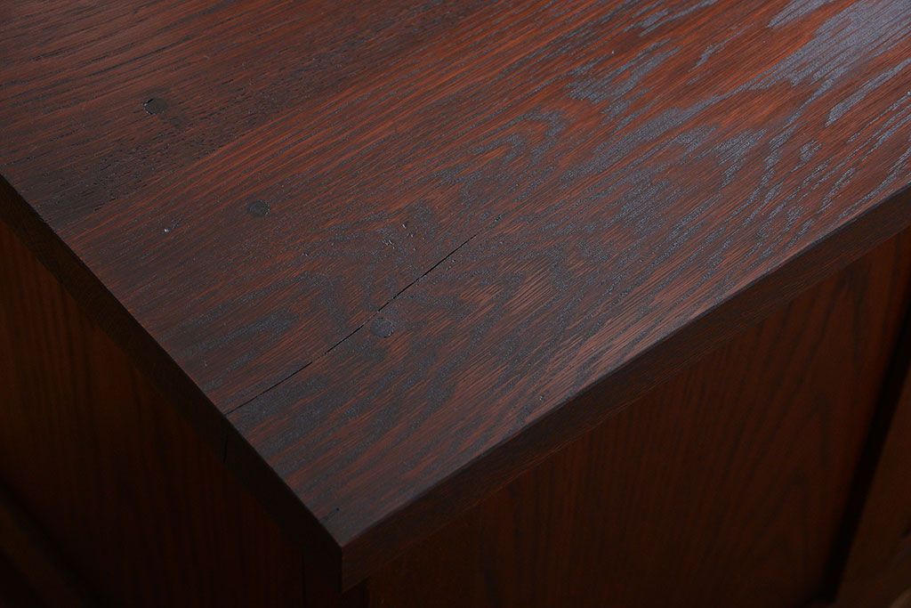 アンティーク家具　和製アンティーク　特大サイズ!骨太で重厚な古い木製の作業台(カウンターテーブル)