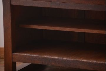 アンティーク家具　和製アンティーク　特大サイズ!骨太で重厚な古い木製の作業台(カウンターテーブル)