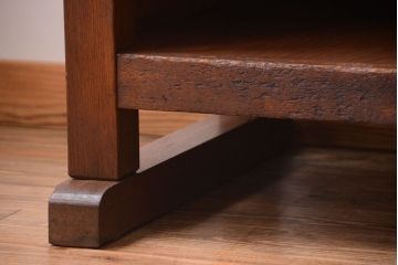 アンティーク家具　和製アンティーク　特大サイズ!骨太で重厚な古い木製の作業台(カウンターテーブル)