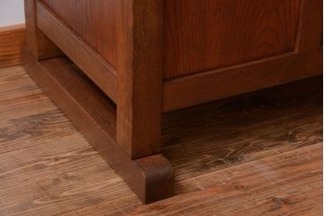 アンティーク家具　和製アンティーク　特大サイズ!骨太で重厚な古い木製の作業台(カウンターテーブル)