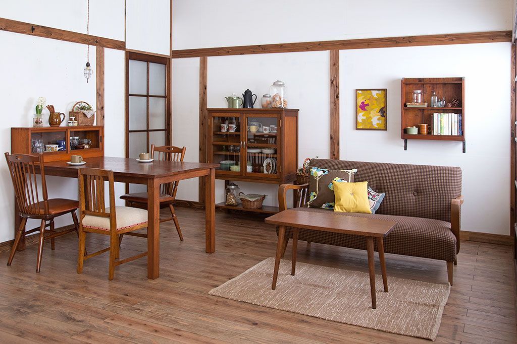 和製アンティーク　レトロな銀モールガラス入りドア