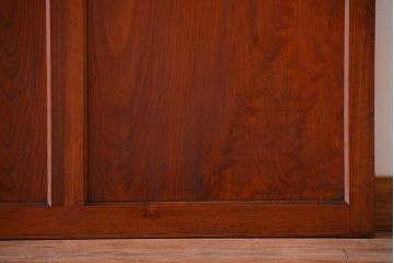 和製アンティーク　大正〜昭和時代　古い日本製・当時物ガラス入りガラス戸4枚セット