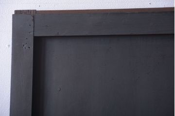 古民具・骨董　古い木のアンティークダイヤガラス帯戸