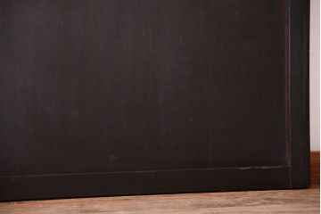 古民具・骨董　古い木のアンティークダイヤガラス帯戸