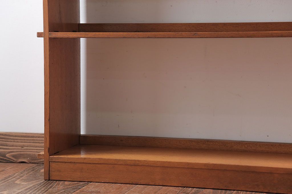 レトロ家具　和製アンティーク　レトロな古い木の楔式本棚(飾り棚)