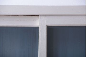 アンティーク家具　アンティーク　大きなペイント収納棚(陳列棚・収納棚)
