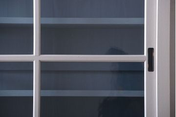 アンティーク家具　アンティーク　大きなペイント収納棚(陳列棚・収納棚)