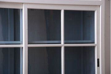 アンティーク家具　アンティーク　大きなペイント収納棚(陳列棚・収納棚)