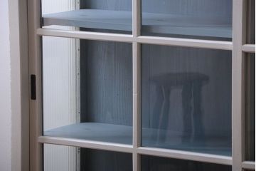 アンティーク家具　アンティーク　大きなペイント収納棚(陳列棚・収納棚)