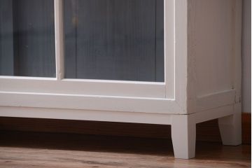 アンティーク家具　アンティーク　大きなペイント収納棚(陳列棚・収納棚)