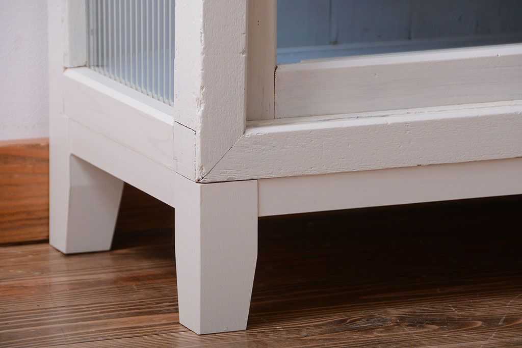 アンティーク家具　アンティーク　大きなペイント収納棚(陳列棚・収納棚)