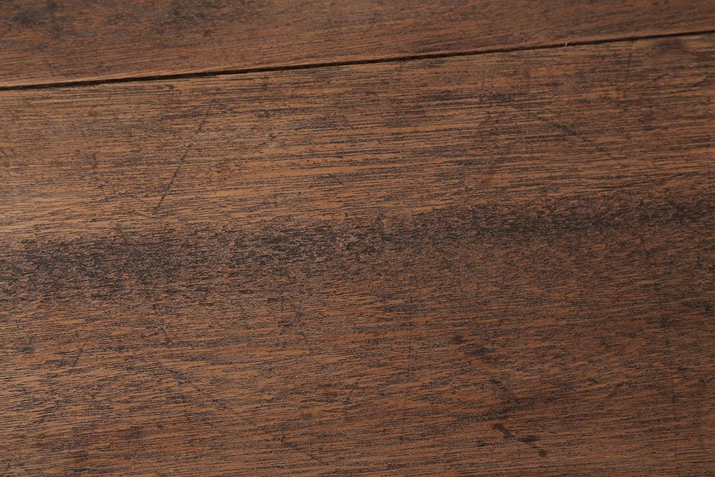 アンティーク家具　インダストリアルデザイン　古い木製のアンティークデスク(作業台)