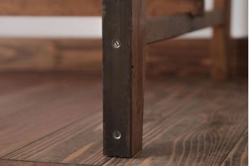 アンティーク家具　インダストリアルデザイン　古い木製のアンティークデスク(作業台)