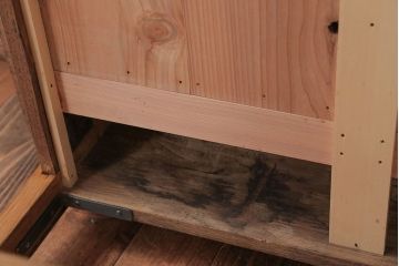 アンティーク家具　インダストリアルデザイン　古い木製のアンティークデスク(作業台)