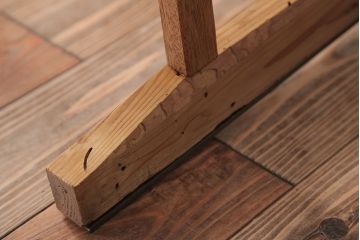 アンティーク家具　インダストリアルデザイン　古い木製のアンティークデスク(作業台)