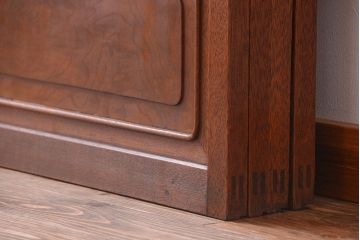 古民具・骨董　裏障子付きの上品な格子戸4枚セット(1)
