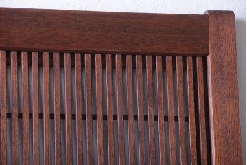 古民具・骨董　裏障子付きの上品な格子戸4枚セット(1)