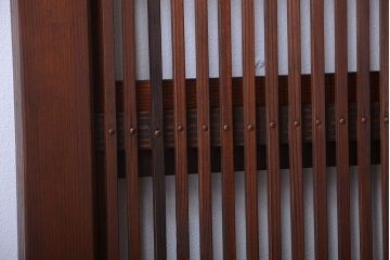 古民具・骨董　裏障子付きの上品な格子戸4枚セット(2)