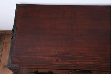 アンティーク家具　和製アンティーク　前面欅材!シンプルな時代箪笥ローボード(1)