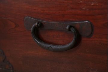 アンティーク家具　和製アンティーク　前面欅材!シンプルな時代箪笥ローボード(1)