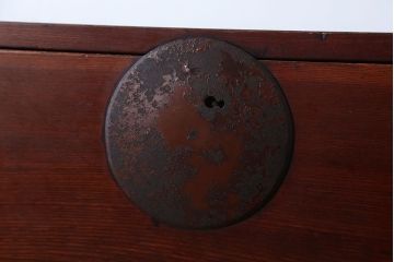 アンティーク家具　和製アンティーク　前面欅材!シンプルな時代箪笥ローボード(2)