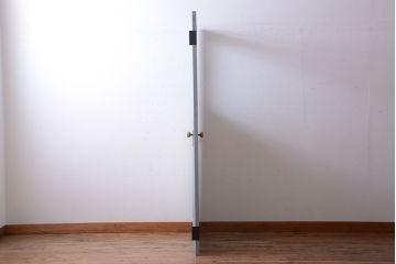 アンティーク　モールガラス入りのおしゃれなペイントドア