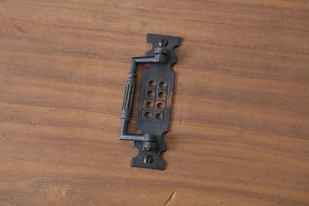 アンティーク家具　古民具・骨董　銅金具・総桐材の高級アンティーク小引き出し