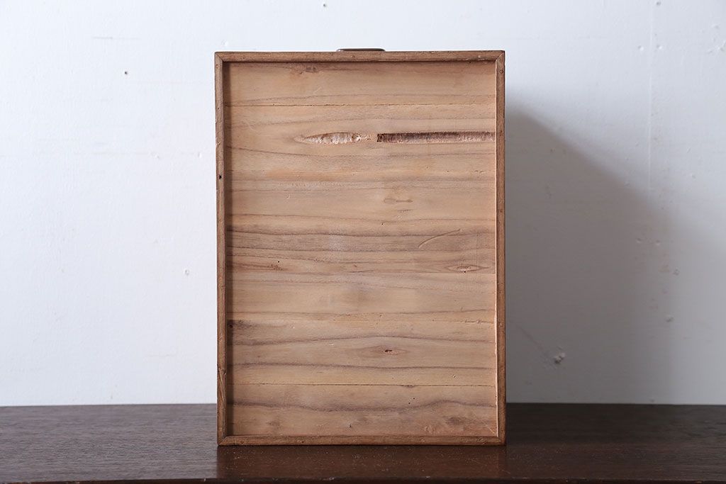 アンティーク家具　古民具・骨董　銅金具・総桐材の高級アンティーク小引き出し