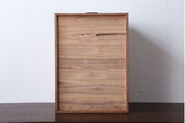 アンティーク家具　古民具・骨董　銅金具・総桐材の高級アンティーク小引き出し