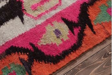 アンティーク雑貨　ふわふわした素材が気持ちいいおしゃれなサラぺ(メキシカンラグ)