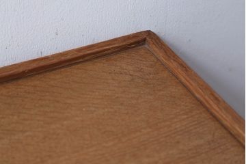 アンティーク家具　和製アンティーク　古いナラ材のサイドテーブル(花台)