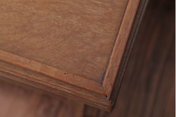 アンティーク家具　和製アンティーク　古いナラ材のサイドテーブル(花台)