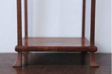 アンティーク雑貨　古民具・骨董　繊細なフォルムが美しい古い唐木材の花台