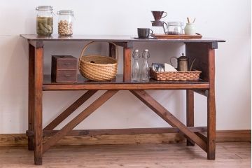 アンティーク家具　和製アンティーク　古い木の印箱(小引き出し)