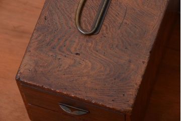 アンティーク家具　和製アンティーク　古い木の印箱(小引き出し)