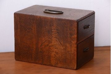アンティーク家具　和製アンティーク　古い木の印箱(小引き出し)
