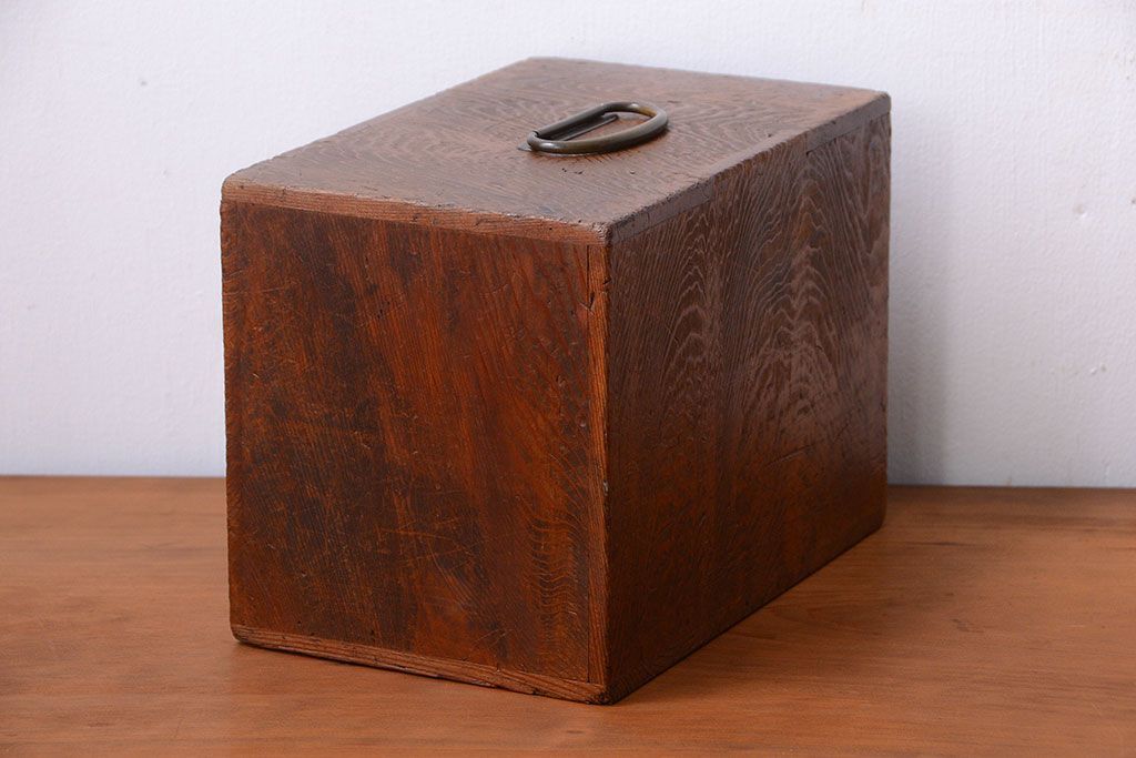 アンティーク家具　和製アンティーク　古い木の印箱(小引き出し)