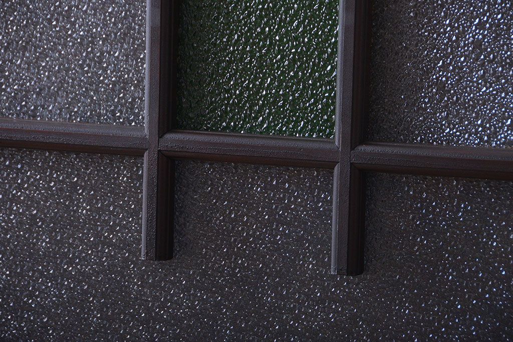 大正ロマン　当時物色ガラス入り!アンティーク引き戸(窓)