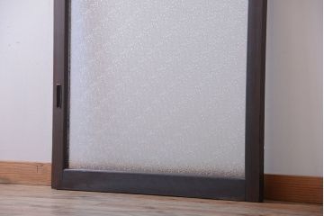 大正ロマン　当時物色ガラス入り!アンティーク引き戸(窓)