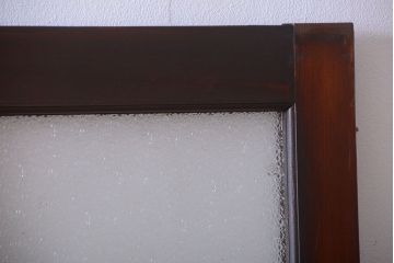 大正ロマン　当時物色ガラス入り!アンティーク引き戸(窓)