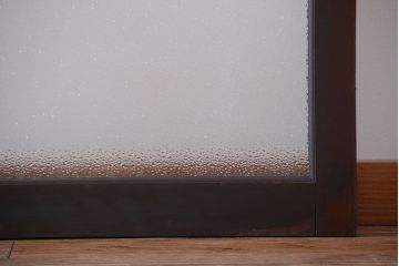 大正ロマン　当時物色ガラス入り!アンティーク引き戸(窓)