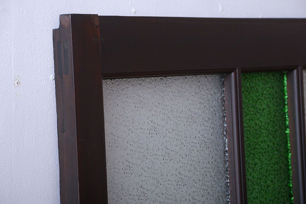 大正ロマン　当時物色ガラス入り!アンティーク引き戸(窓)