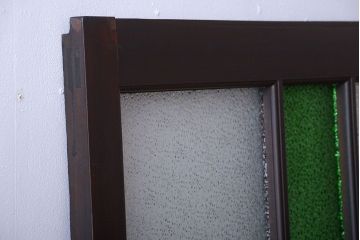 大正ロマン　当時物色ガラス入り!アンティーク引き戸(窓)