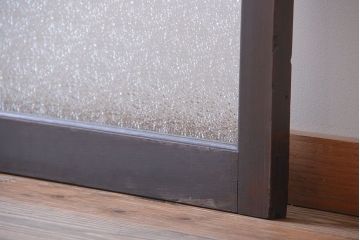 大正ロマン　当時物色ガラス入り!アンティーク引き戸(窓)